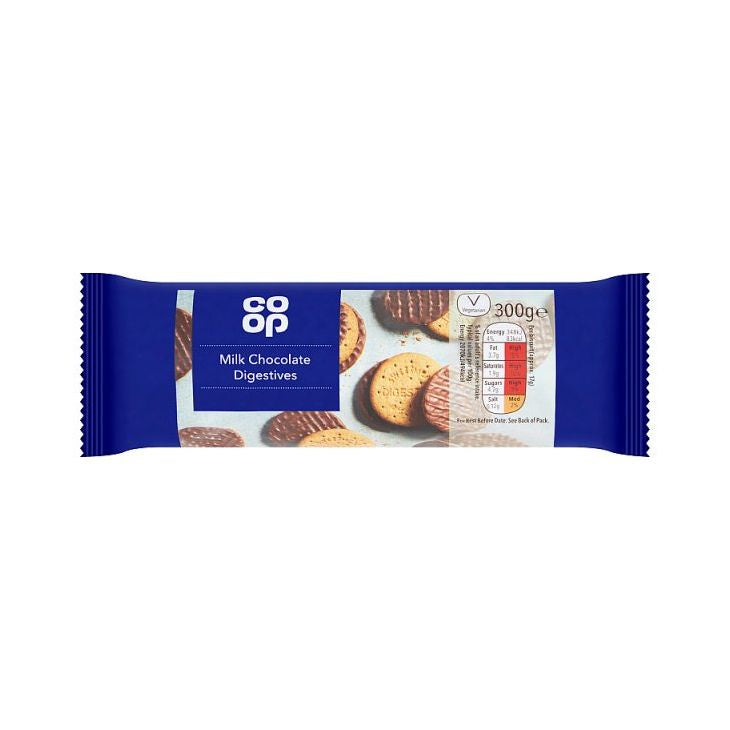 Co Op Milk Chocolate Digestive Biscuits 300g