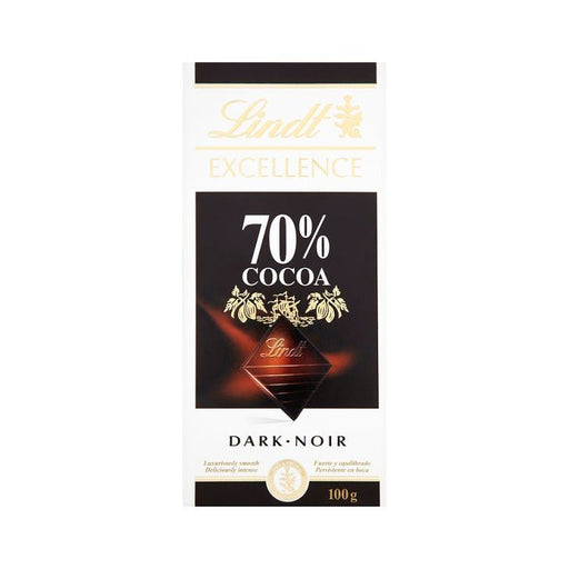 Lindt Excellence 70% Cocoa Bar 100g