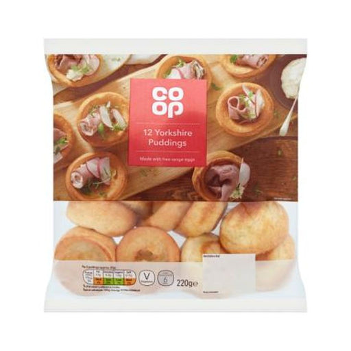 Co Op 12 Yorkshire Puddings 220g