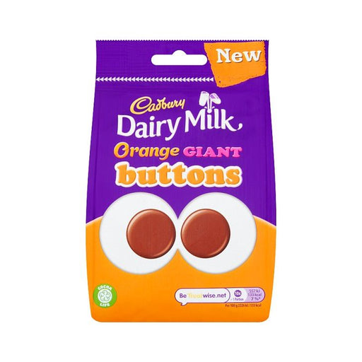 Cadbury Dairy Milk Orange Giant Buttons Pouch 110g