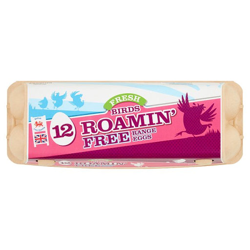 Roamin Free Range Mixed Weight Eggs 12-pack