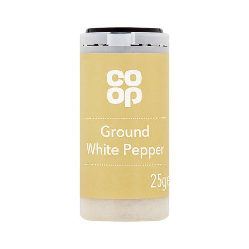 Co Op Ground White Pepper 25g