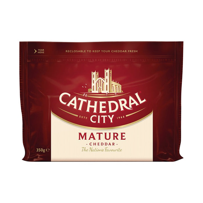 Cathedral City White Mature Cheddar 350g