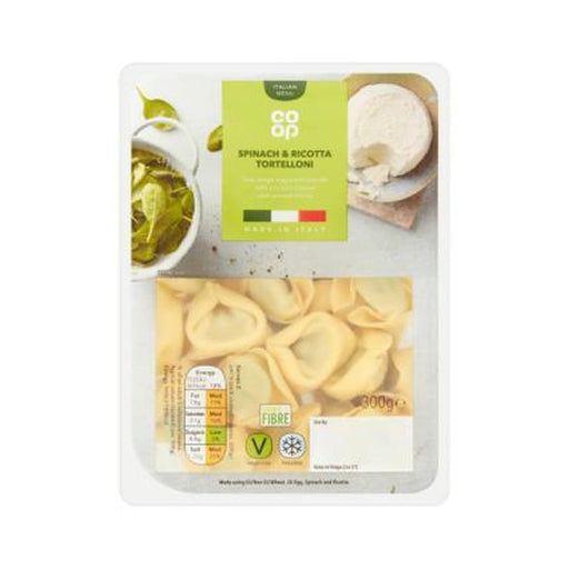 Co Op Spinach & Ricotta Tortelloni 300g