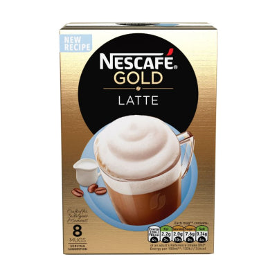 Nescafe Gold Latte Sachets 8pk