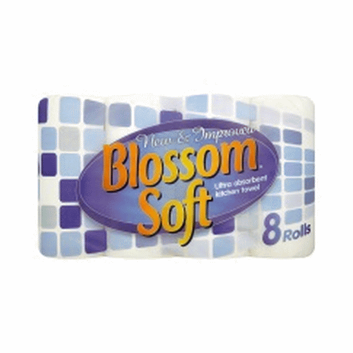 Blossom Soft Ultra Absorbent Kitchen Towel 8pk