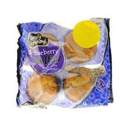 Simply Scrummy Blueberry Muffins 4pk