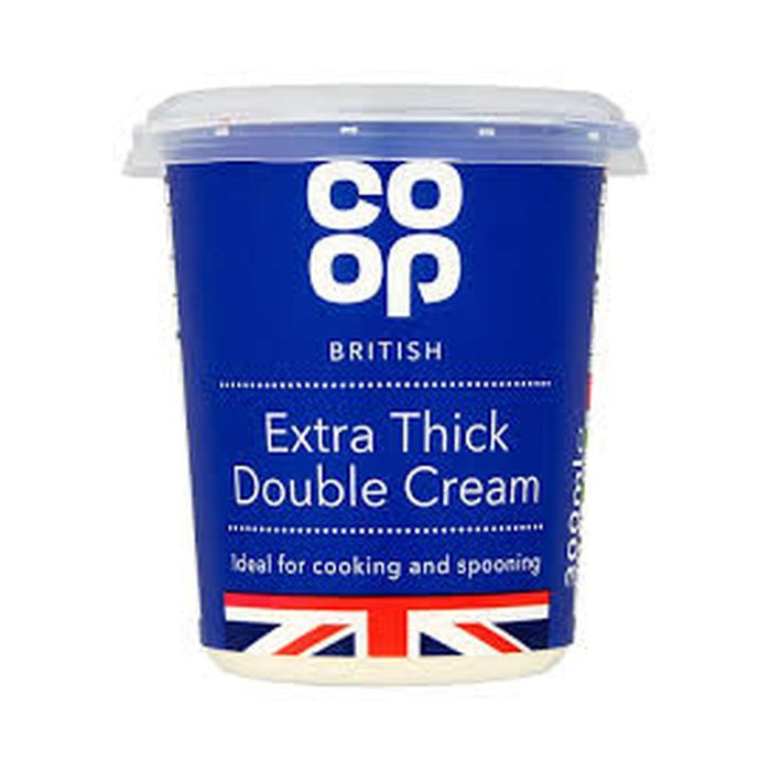 Co Op Extra Thick Double Cream 300ml