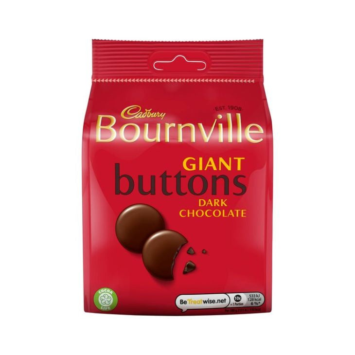 Cadbury Bournville Giant Buttons 110g