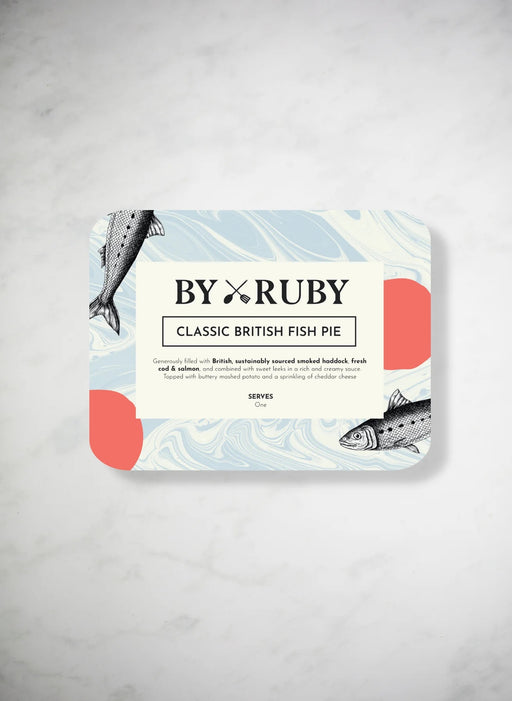 By Ruby Classic British Fish Pie feeds 1