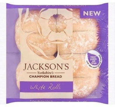 Jacksons Soft White Rolls 4 Pack