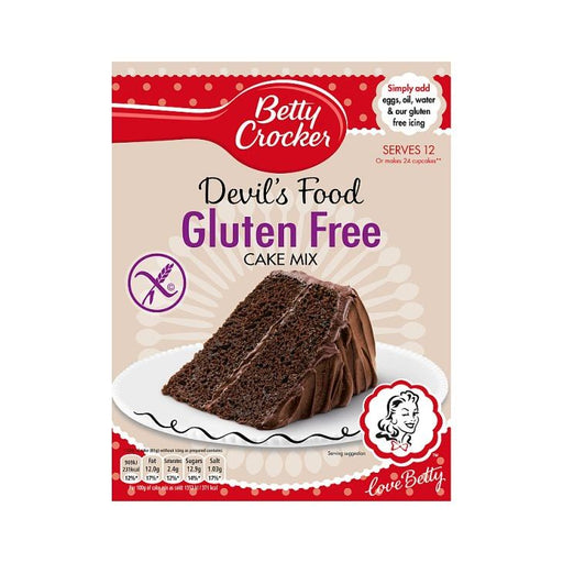 Betty Crocker Gluten Free Devils Food Cake Mix 425g