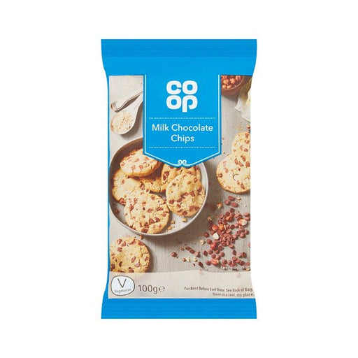 Co Op Milk Chocolate Chips 100g