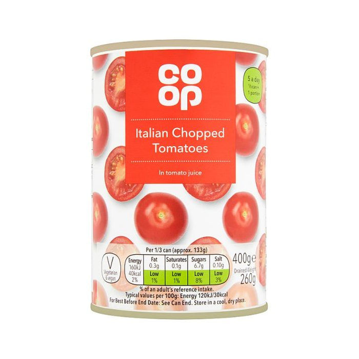 Co Op Chopped Tomatoes 400g
