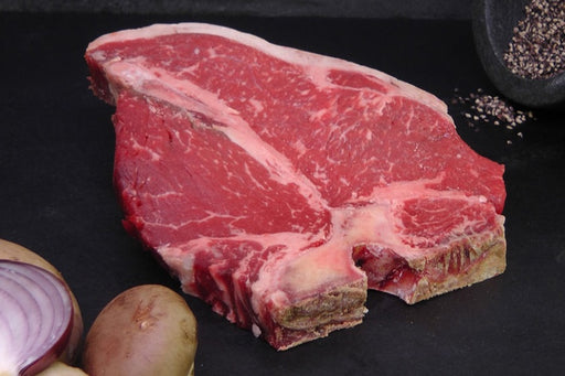 LNM Simpsons Beef T-Bone Steaks Dry Aged   £/kg