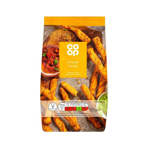 Co Op Cheese Twists 125g