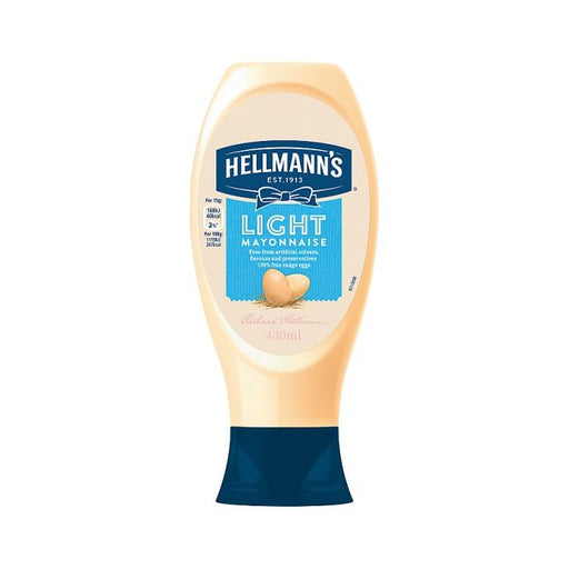 Hellmanns Squeezy Light Mayo 430ml