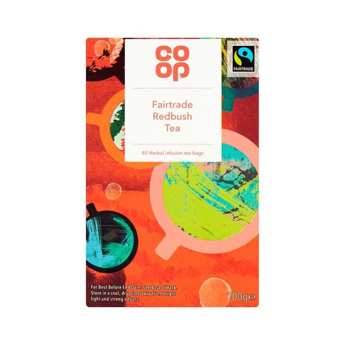 Co Op Fairtrade Rooibos Tea Bags 40-Pack
