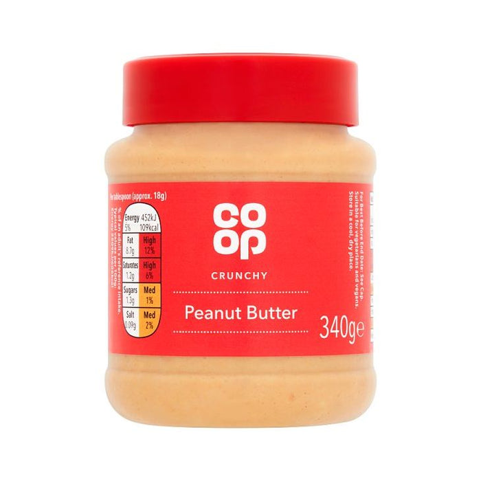 Co op Crunchy Peanut Butter 340g
