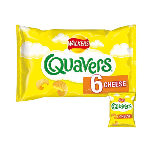 Walkers Quavers Crisps 6-Pack