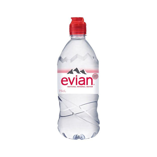 Evian Mineral Water Sports Cap 750ml