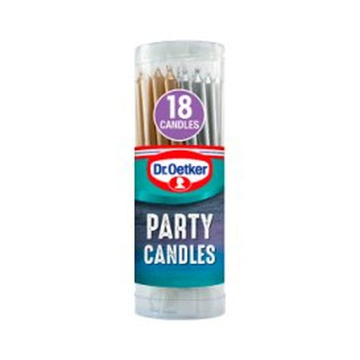Dr Oetker Party Candles 18-Pack