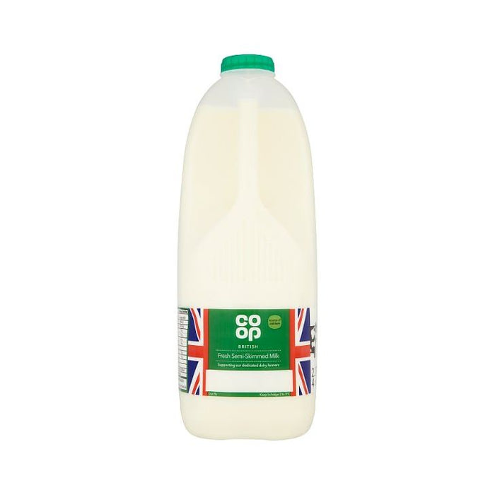 Co Op Semi Skimmed Milk 4 Pints