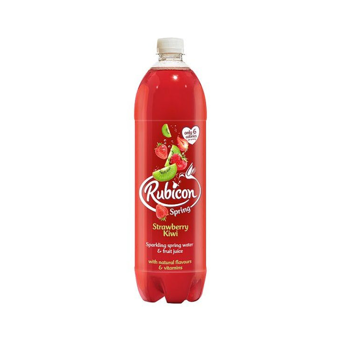 Rubicon Spring Sparkling Strawberry & Kiwi Water 1.5Ltr