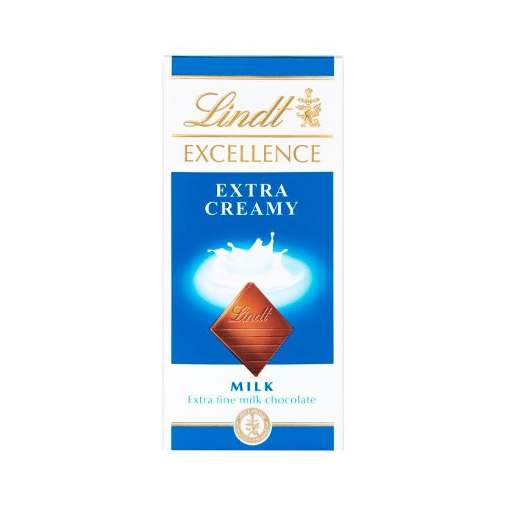 Lindt Excellence Extra Creamy Milk Bar 100g