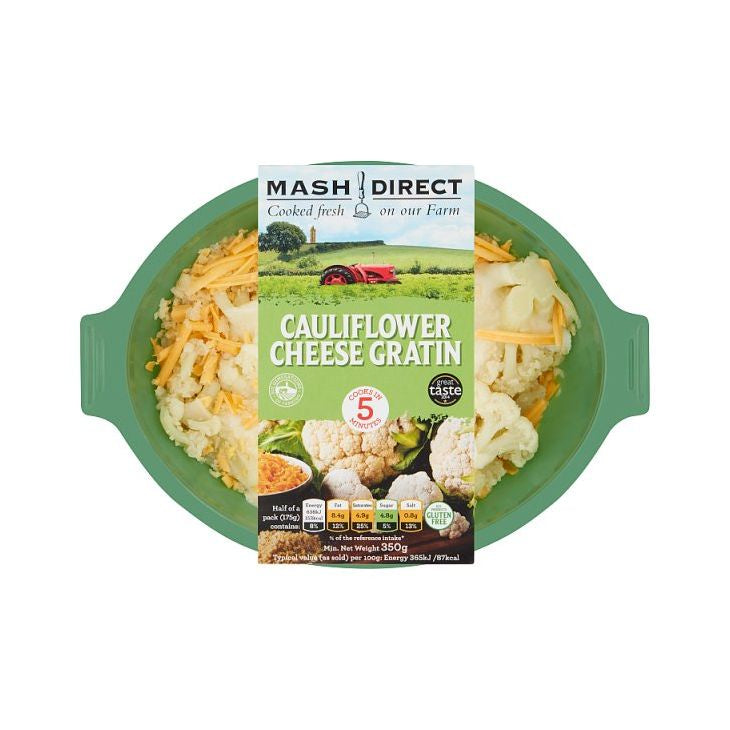 Mash Direct Cauliflower Cheese Gratin 350g