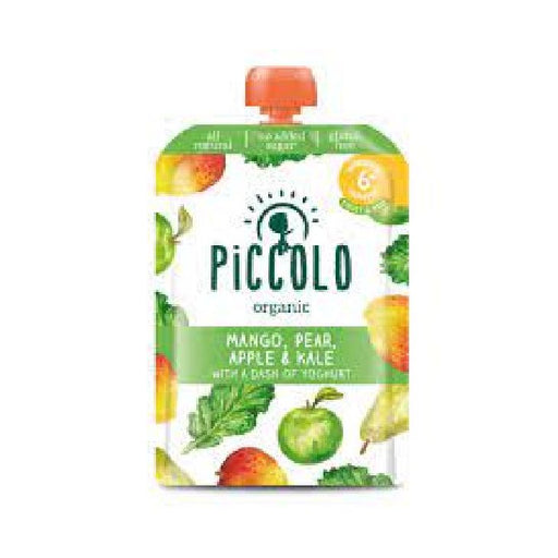 Piccolo Organic Mango, Pear, Apple & Kale Pouch (6 months+) 100g