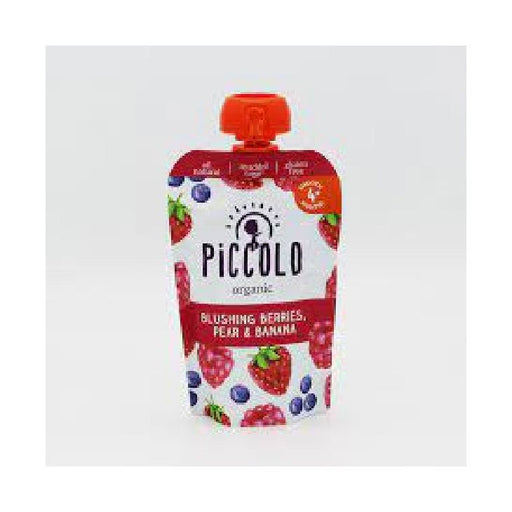 Piccolo Organic Blushing Berries Pear & Banana Pouch (6 months+) 100g